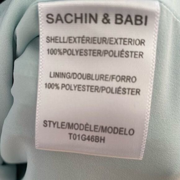 Sachin & Babi BHLDN Babi Noir Mason Ruffle Gown Size 6 NWT - Picture 10 of 11